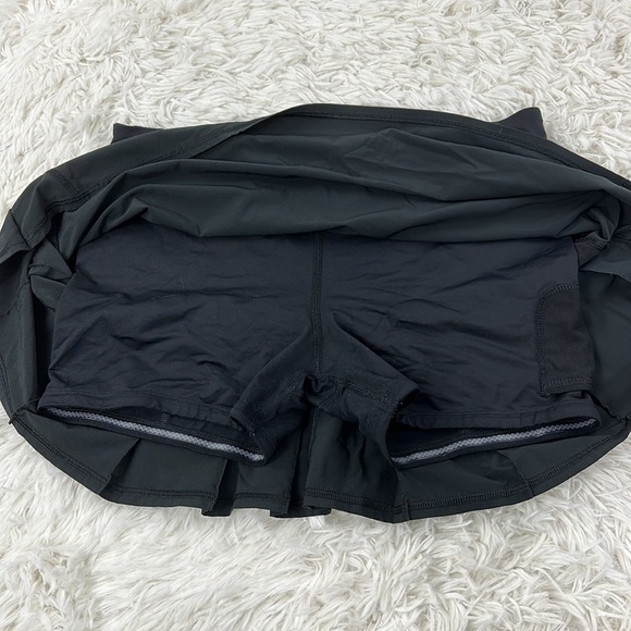 Lululemon Run: Pace Setter Skirt Black - Picture 4 of 9